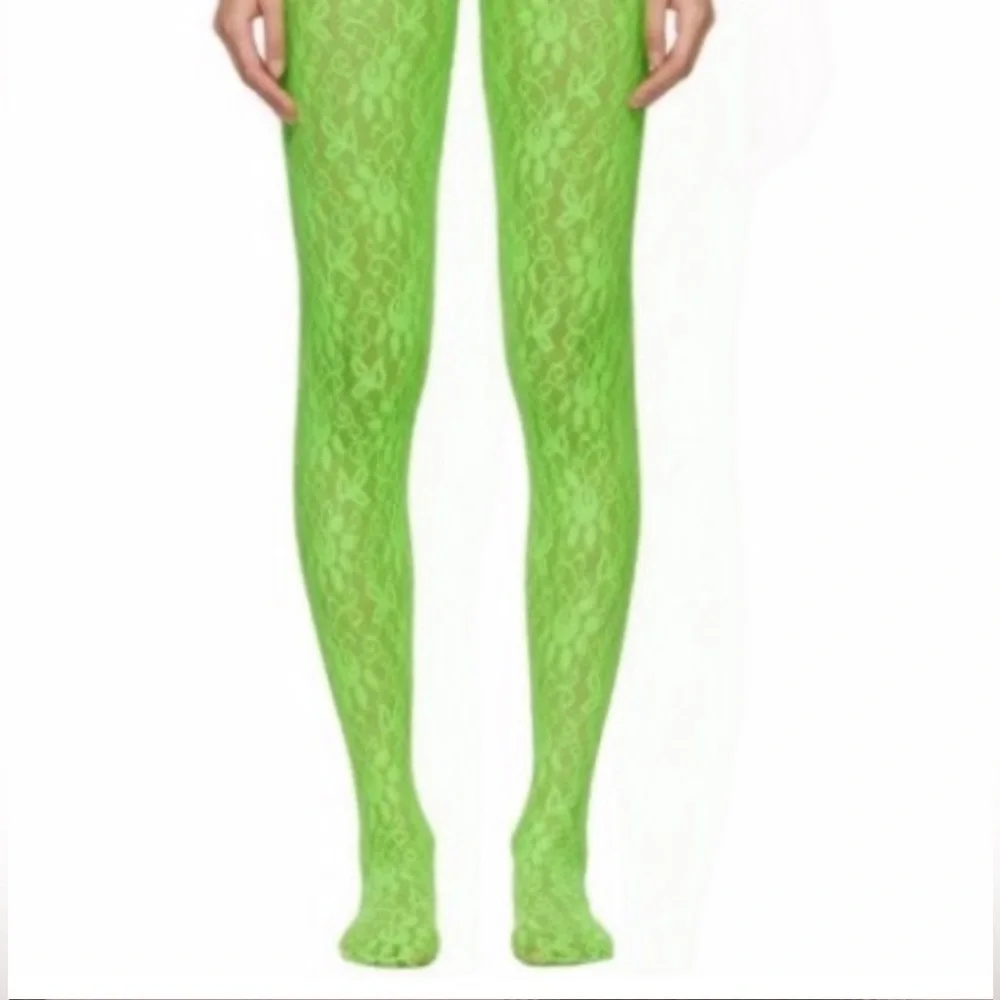 NEW Gucci Lace Tights Size L - Picture 3 of 11